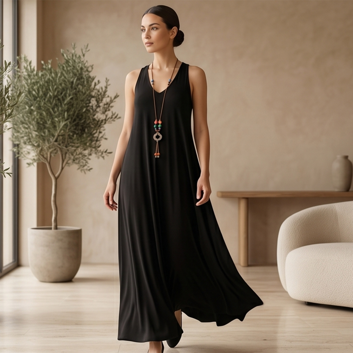 Ladies Long Dress
