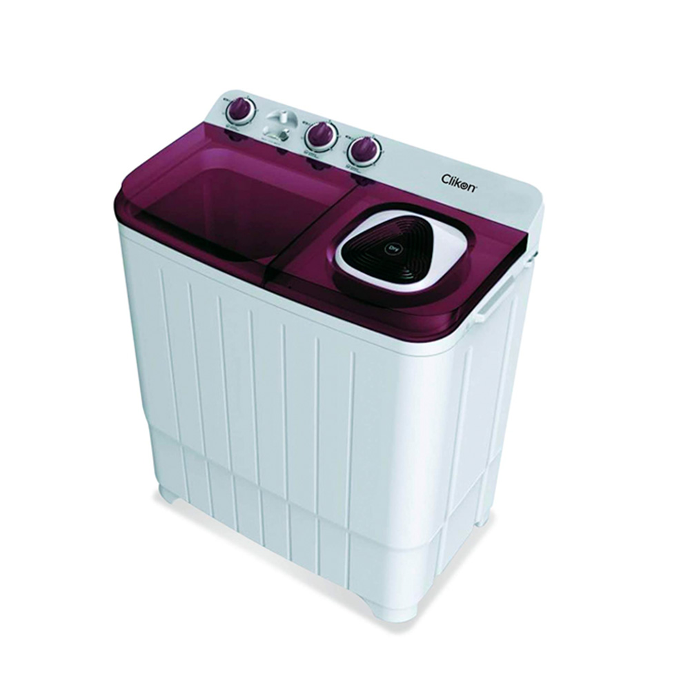 Clikon Twin Tub Semi Automatic Top Load Washing Machine 7Kg CK622