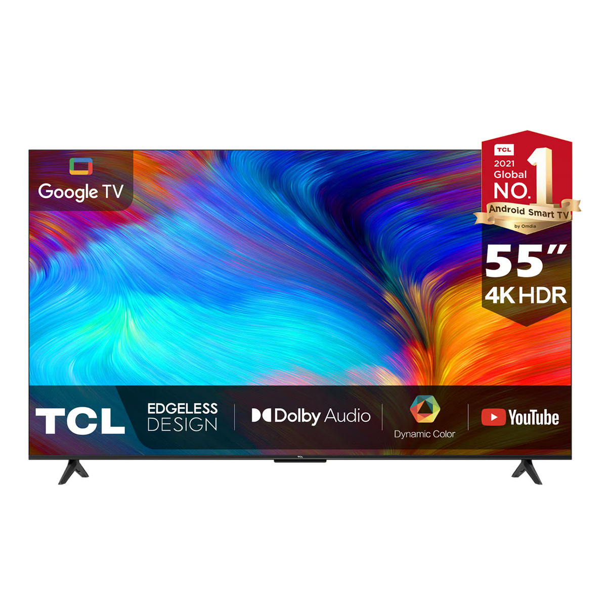 TCL Smart LED Google TV 55 Inch - 55P637
