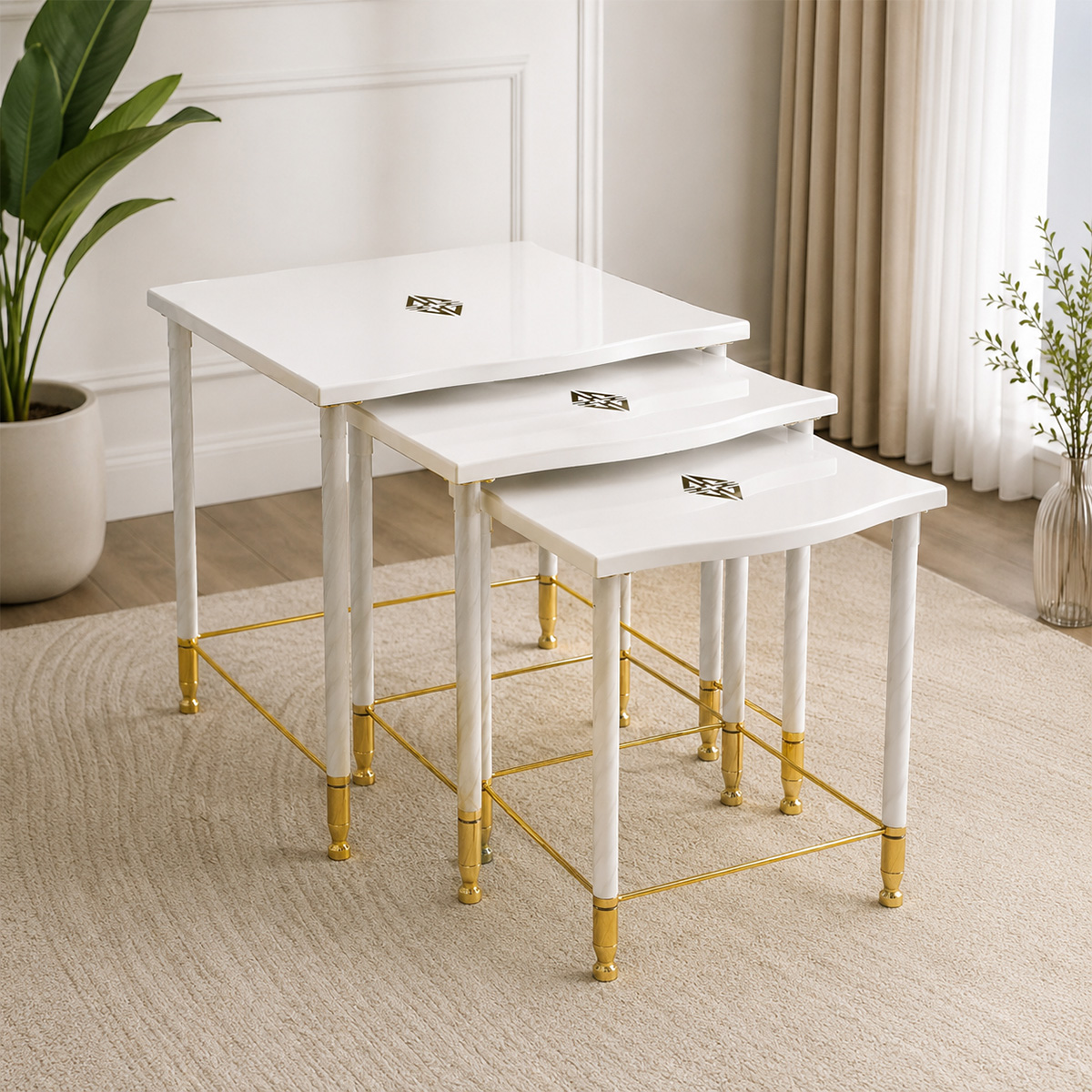 Classic Nesting Table Set 3 Piece