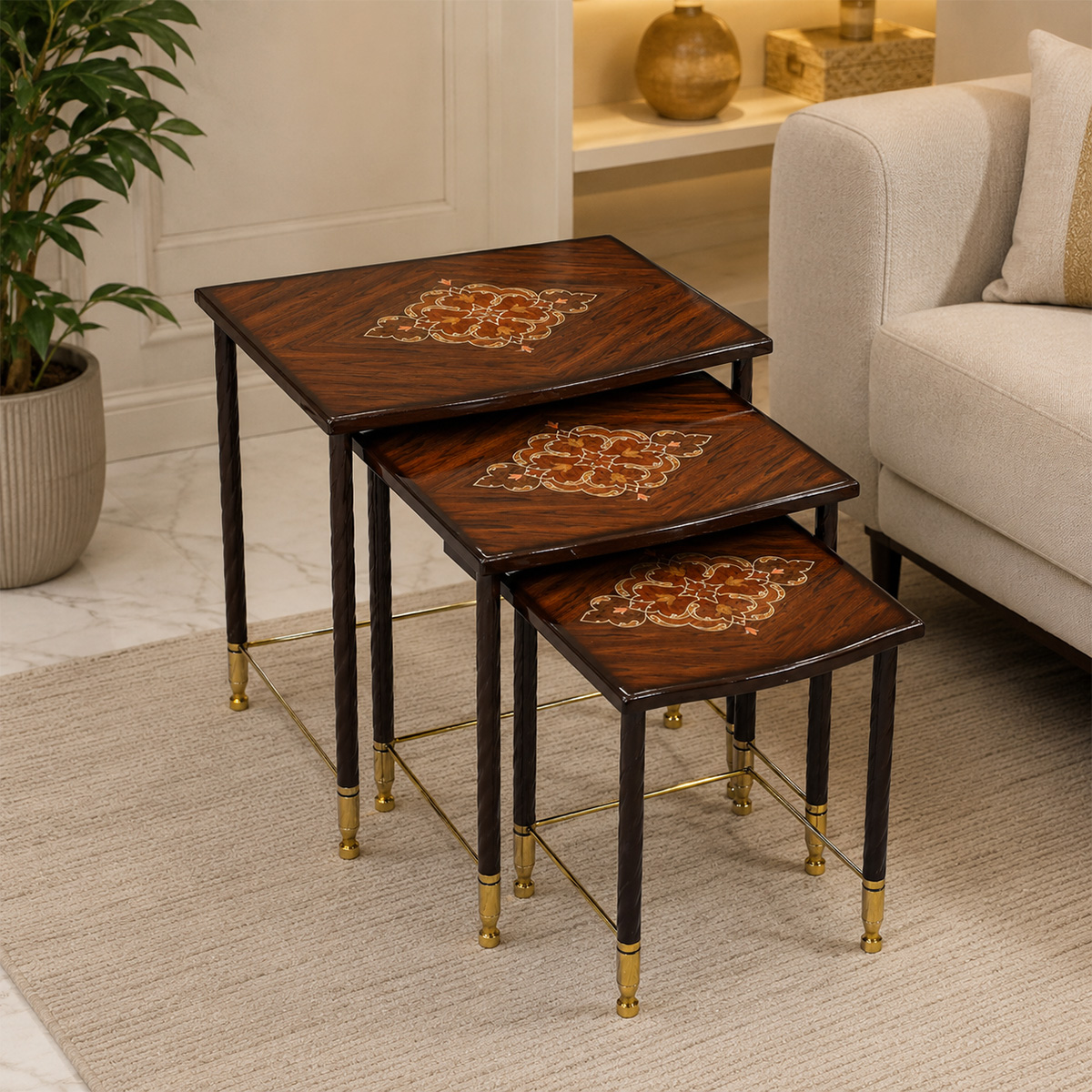 Classic Nesting Table Set 3 Piece