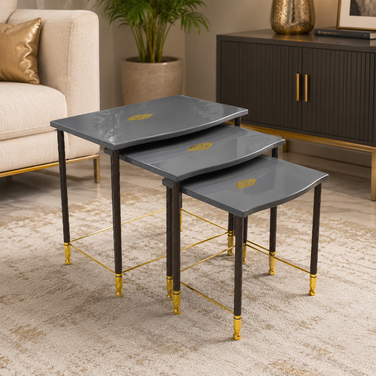 Classic Nesting Table Set 3 Piece