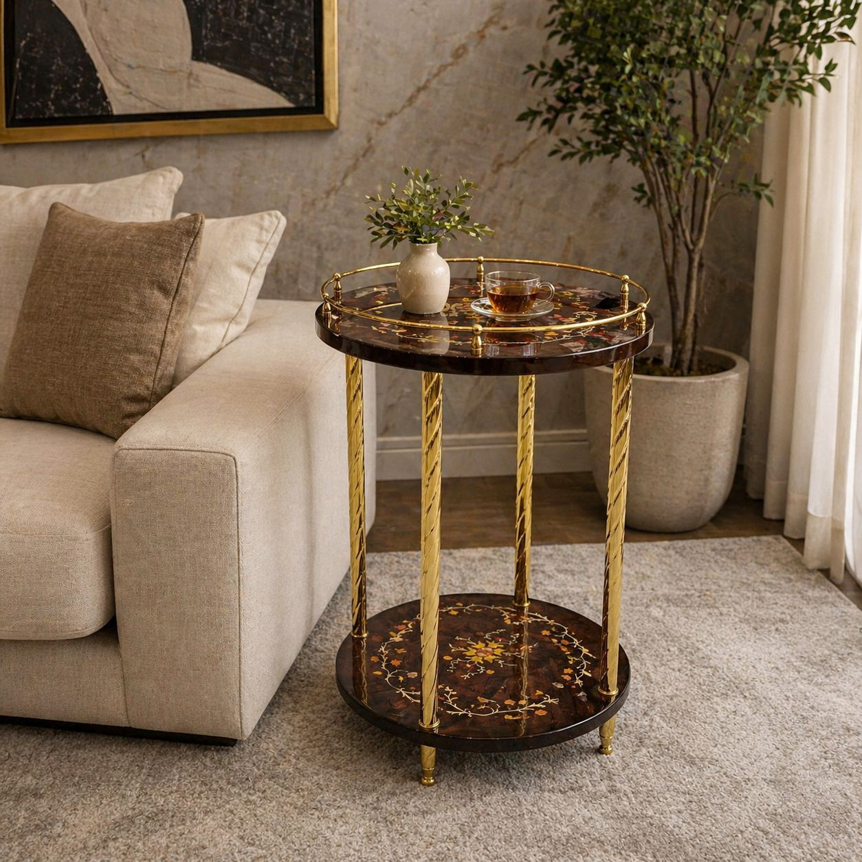 Wooden Side Table