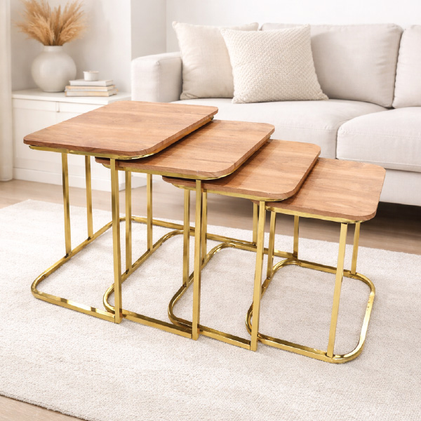 Modern Nesting Table Set 4 Piece