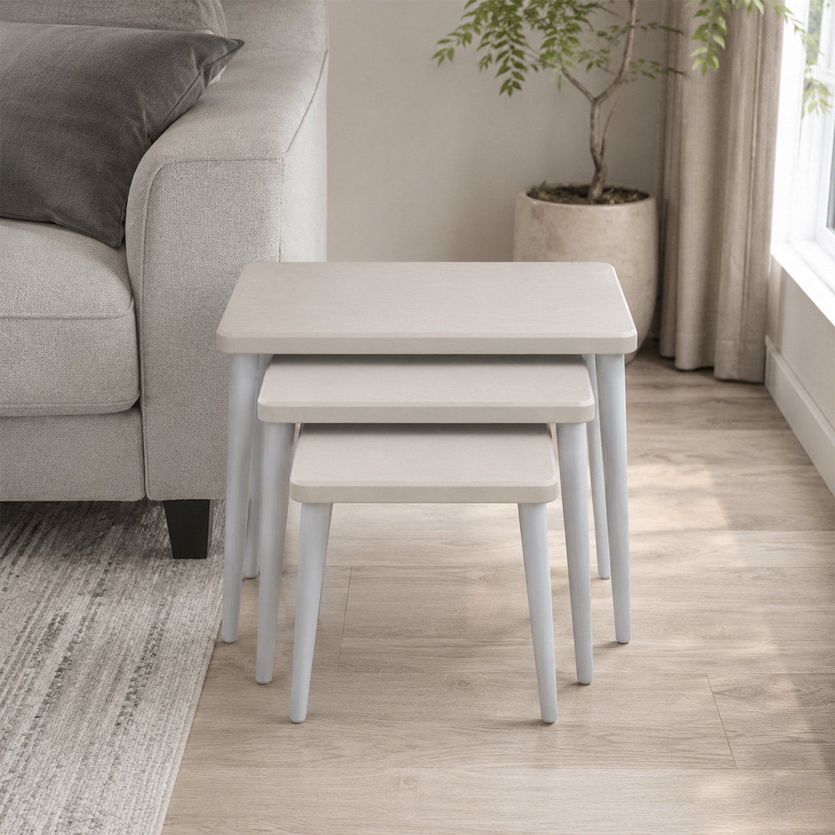 Modern Nesting Table Set 3 Piece