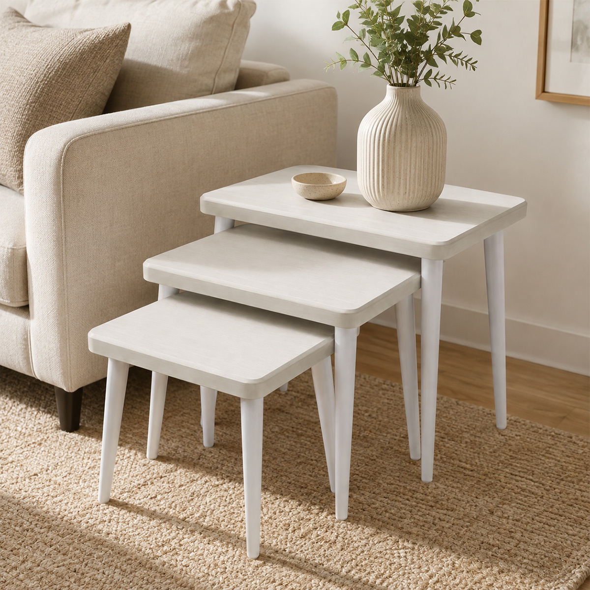 Modern Nesting Table Set 3 Piece