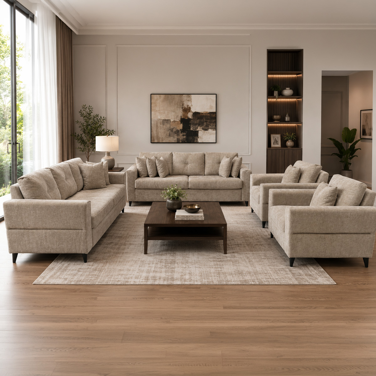 Magnum Sofa Set 3+3+1+1