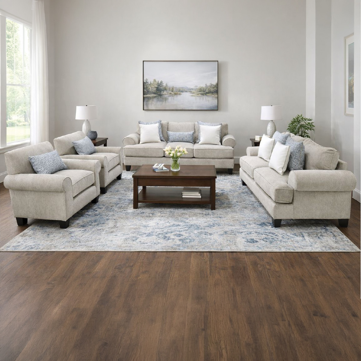 Austin FL Sofa Set 3+2+1+1
