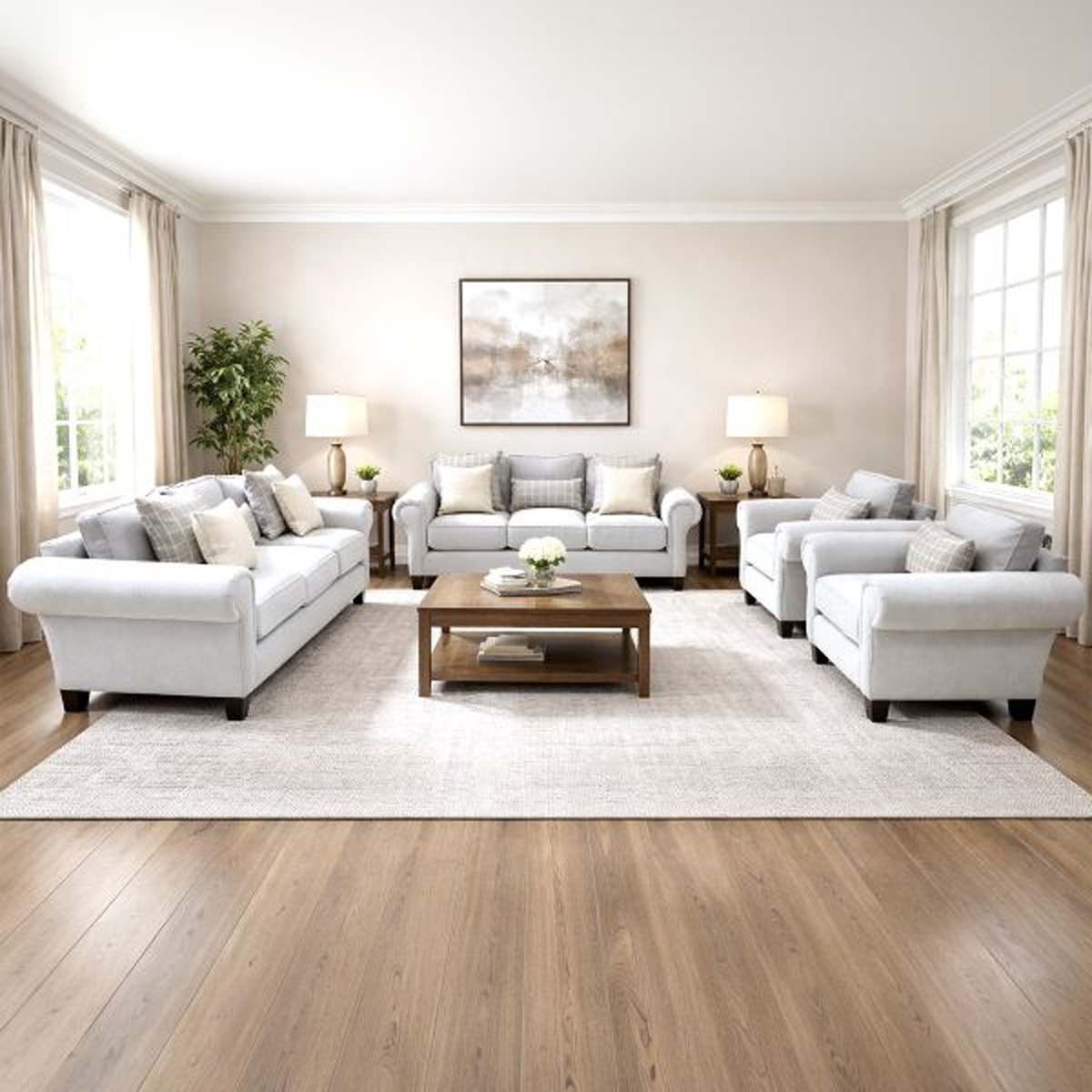 Mimosa Sofa Set 3+3+1+1