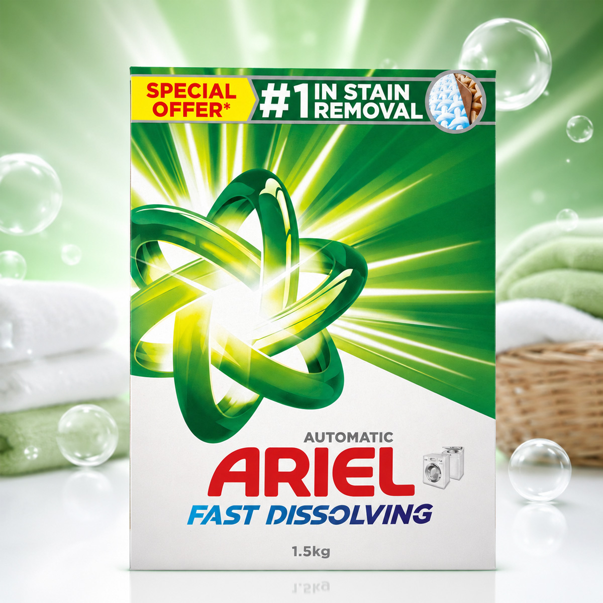 Ariel Thick Green 1.5kg