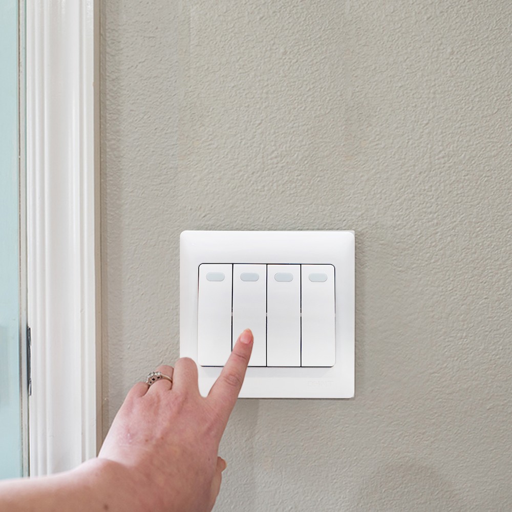 4 Gang 1 Way Switch 10A 250V