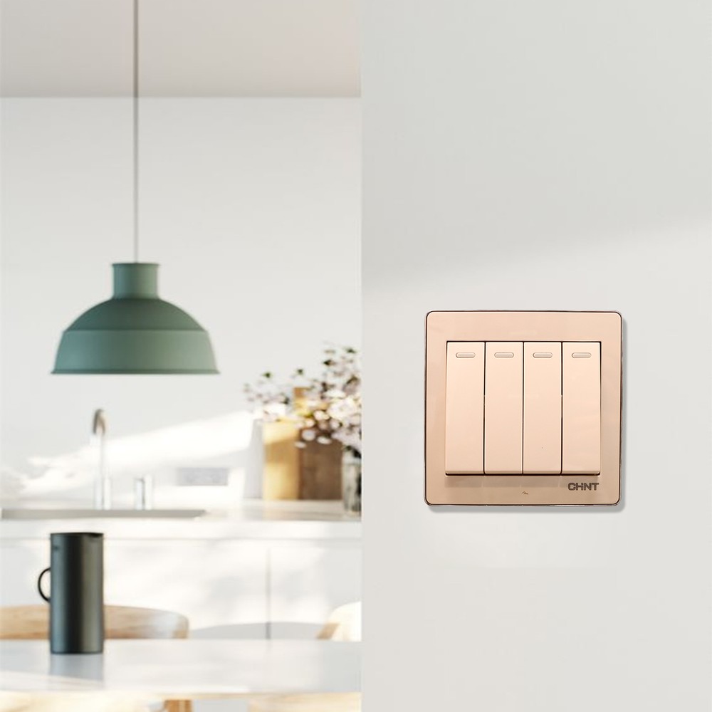 4 Gang 1 Way Switch 16A 250V