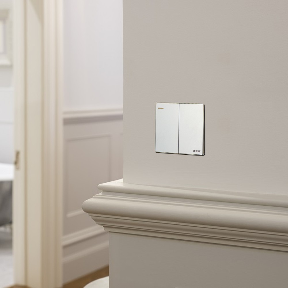2 Gang 1 Way Switch 16AX 250V