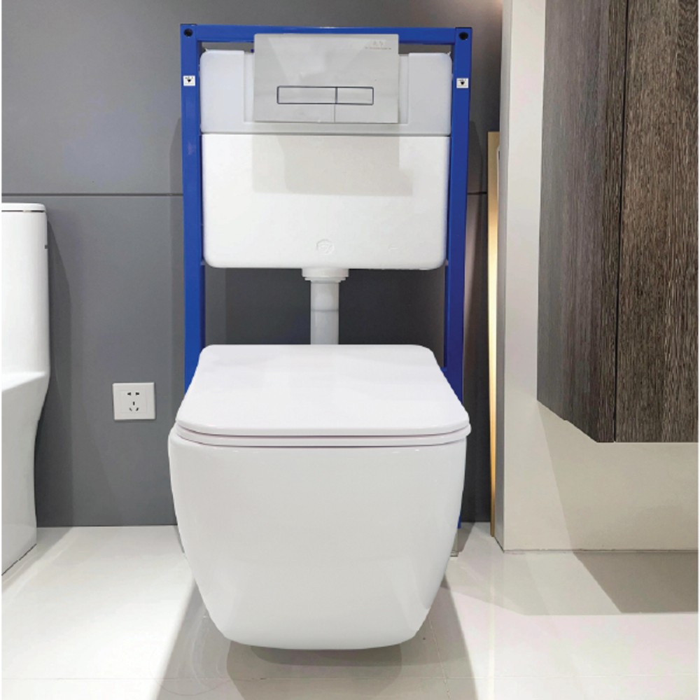 Water Closet With Conceled Tank