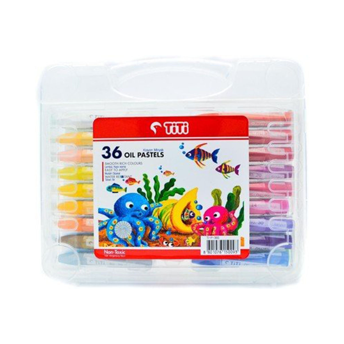 Titi Oil Pastels 36 Colors PP Case