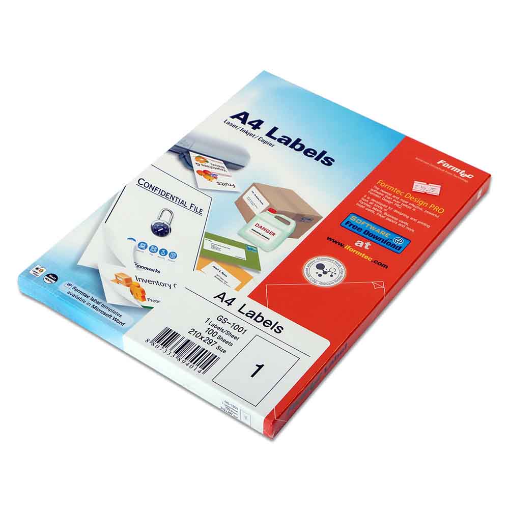 A4 Form Labels 100 Sheets