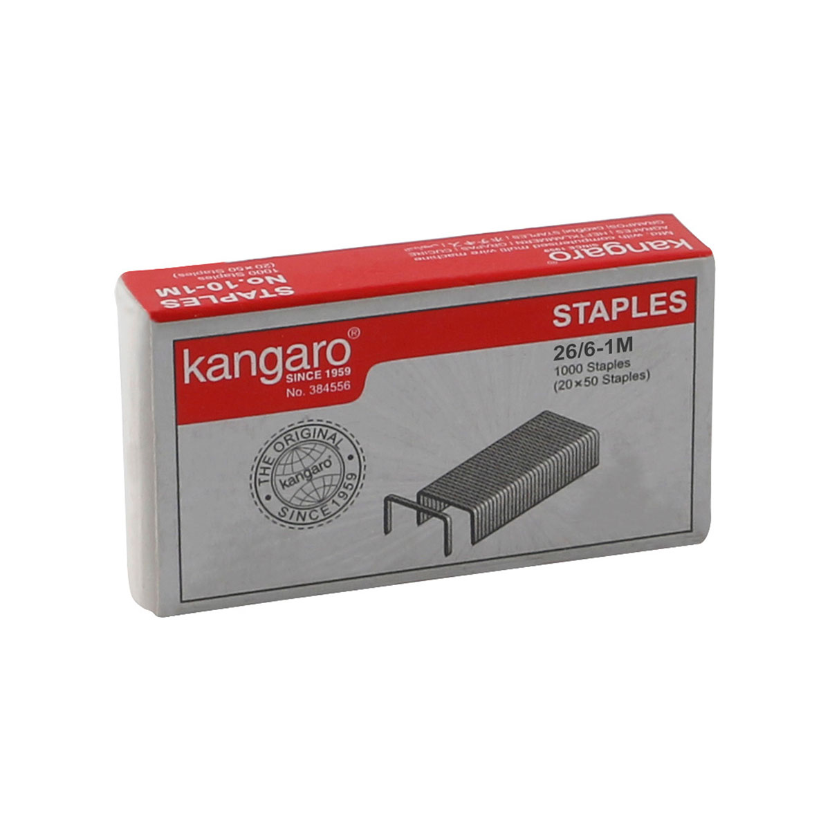 Kangaro Staples No.26/6-1M 