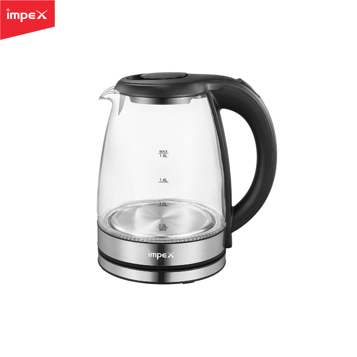 Impex Electric Glass Kettle 1.8L