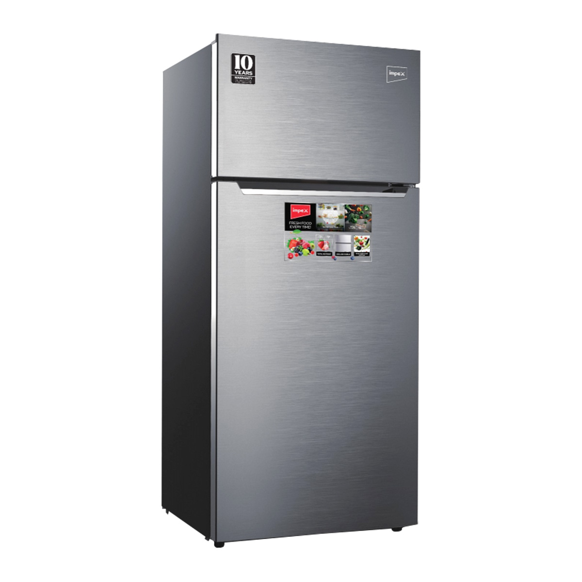 Impex Double Door Inverter Refrigerator 368L