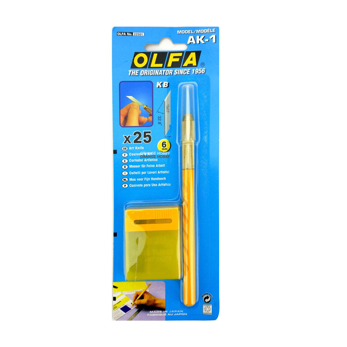 Olfa Utility Art Cutter with 25 Blades