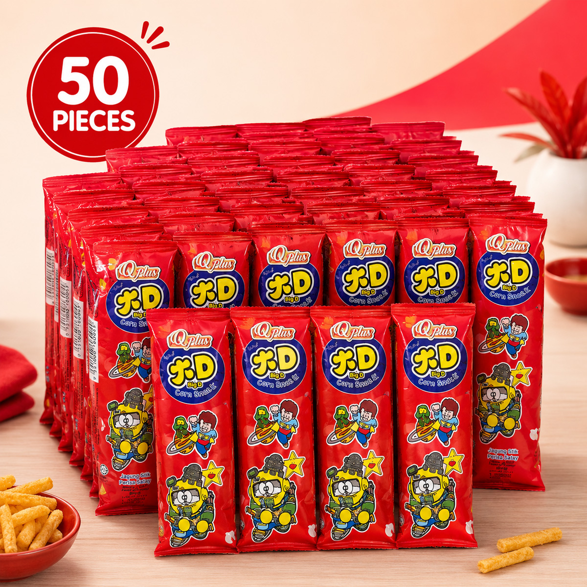 Big D Corn Snacks 12x50