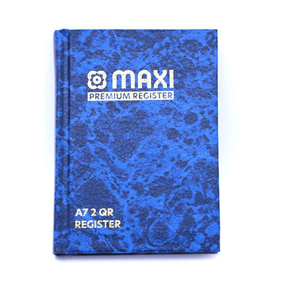 Maxi Register Book A7 2 Quire