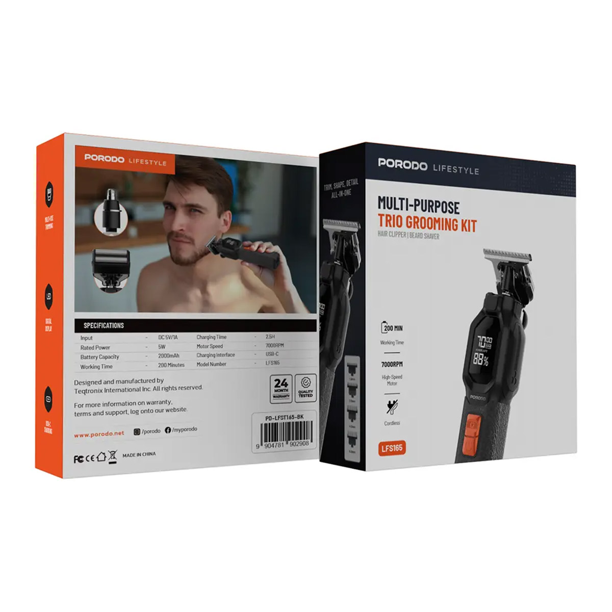 Porodo Multi-Purpose Trio Grooming Kit