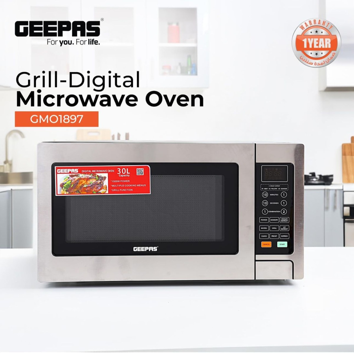 Geepas Microwave Grill 30L
