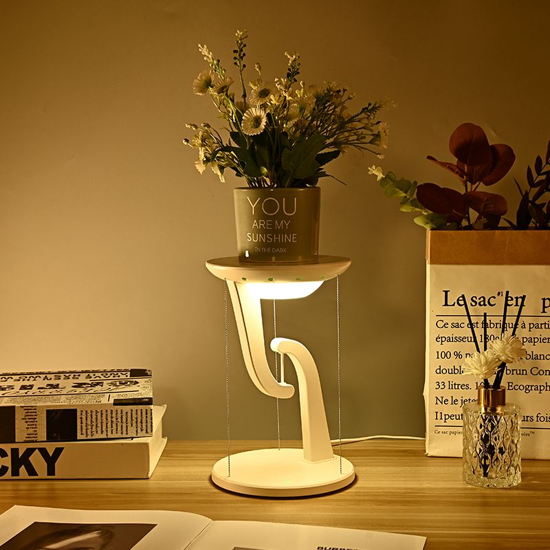 Wooden Base Table Lamp